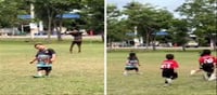 Little Thai Boy Takes a Nap Mid-Soccer Game, Captivating Social Media